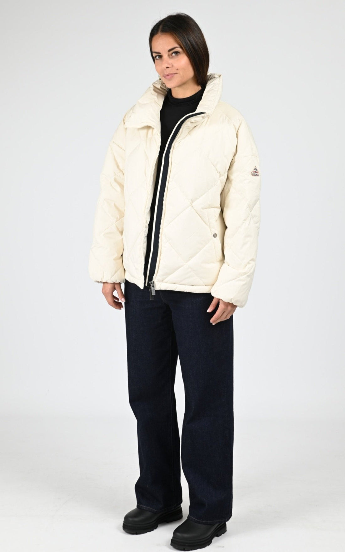 Bl doudoune Textile Femme Pyrenex, modèle Adele de couleur ivory