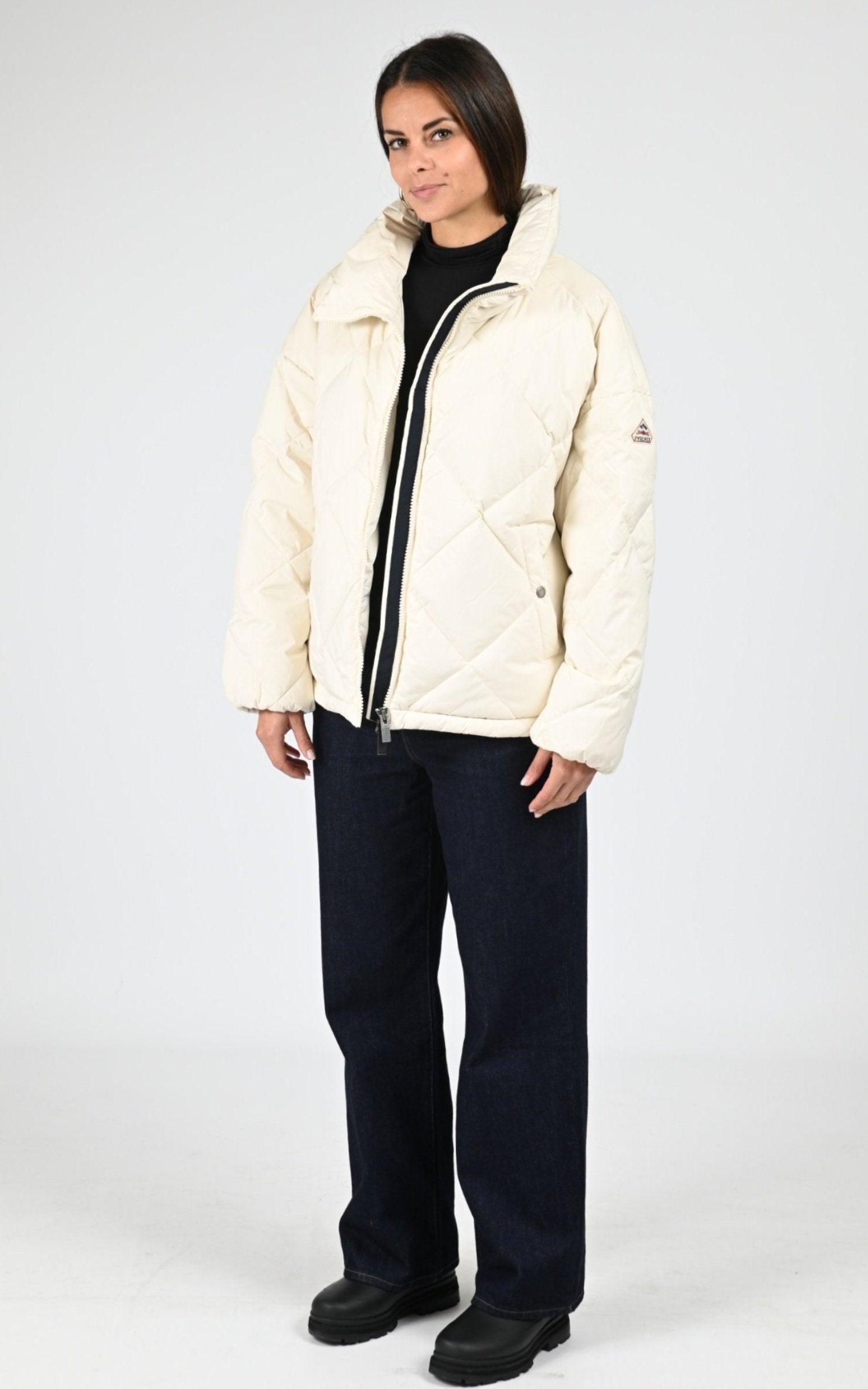 Bl doudoune Textile Femme Pyrenex, modèle Adele de couleur ivory