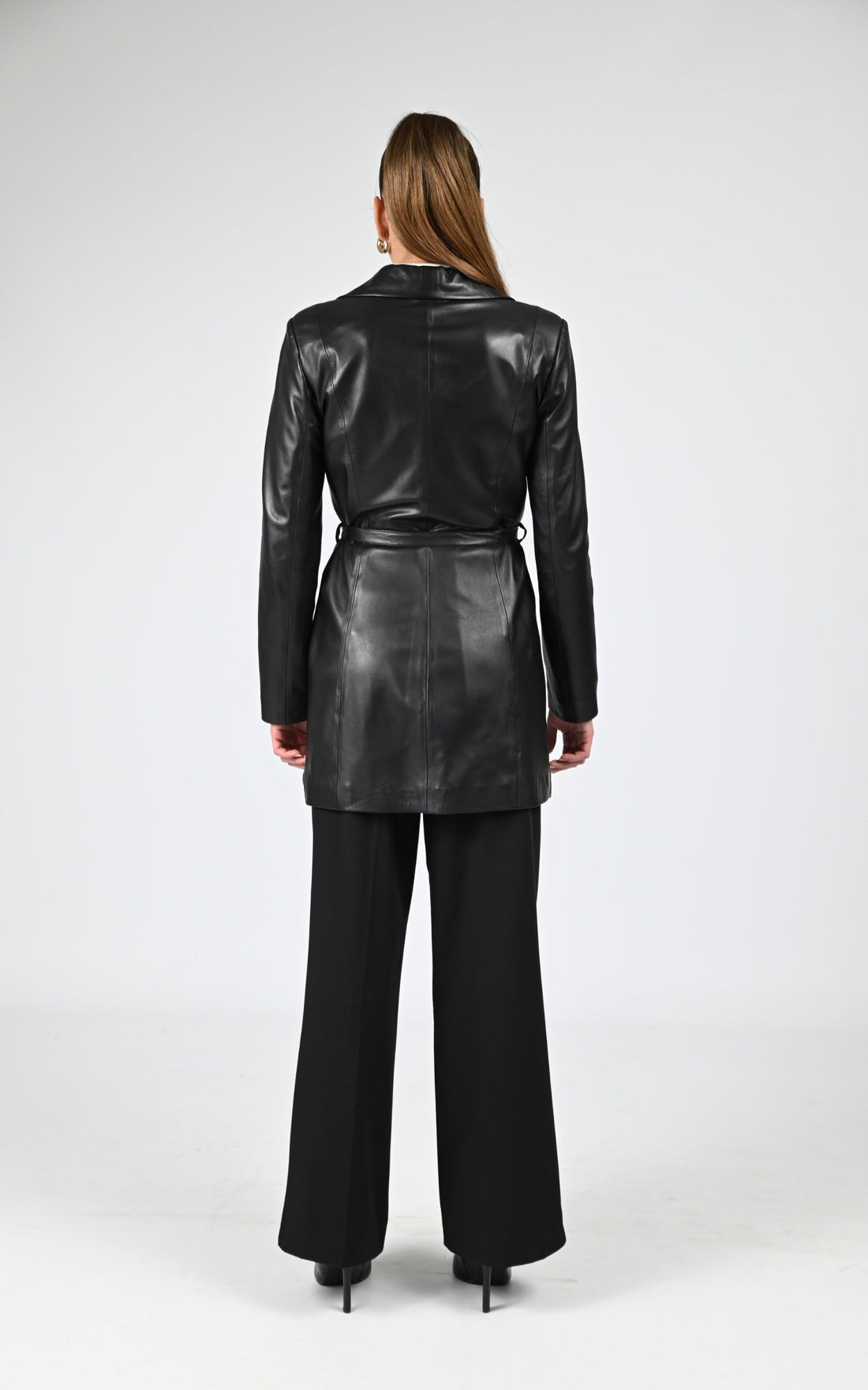 A &quot;ADRIANA&quot; Noir La Canadienne Veste Femme opened photo