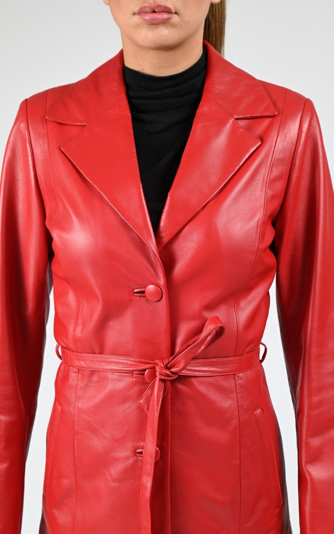 A &quot;ADRIANA&quot; Rouge La Canadienne Veste Femme opened photo