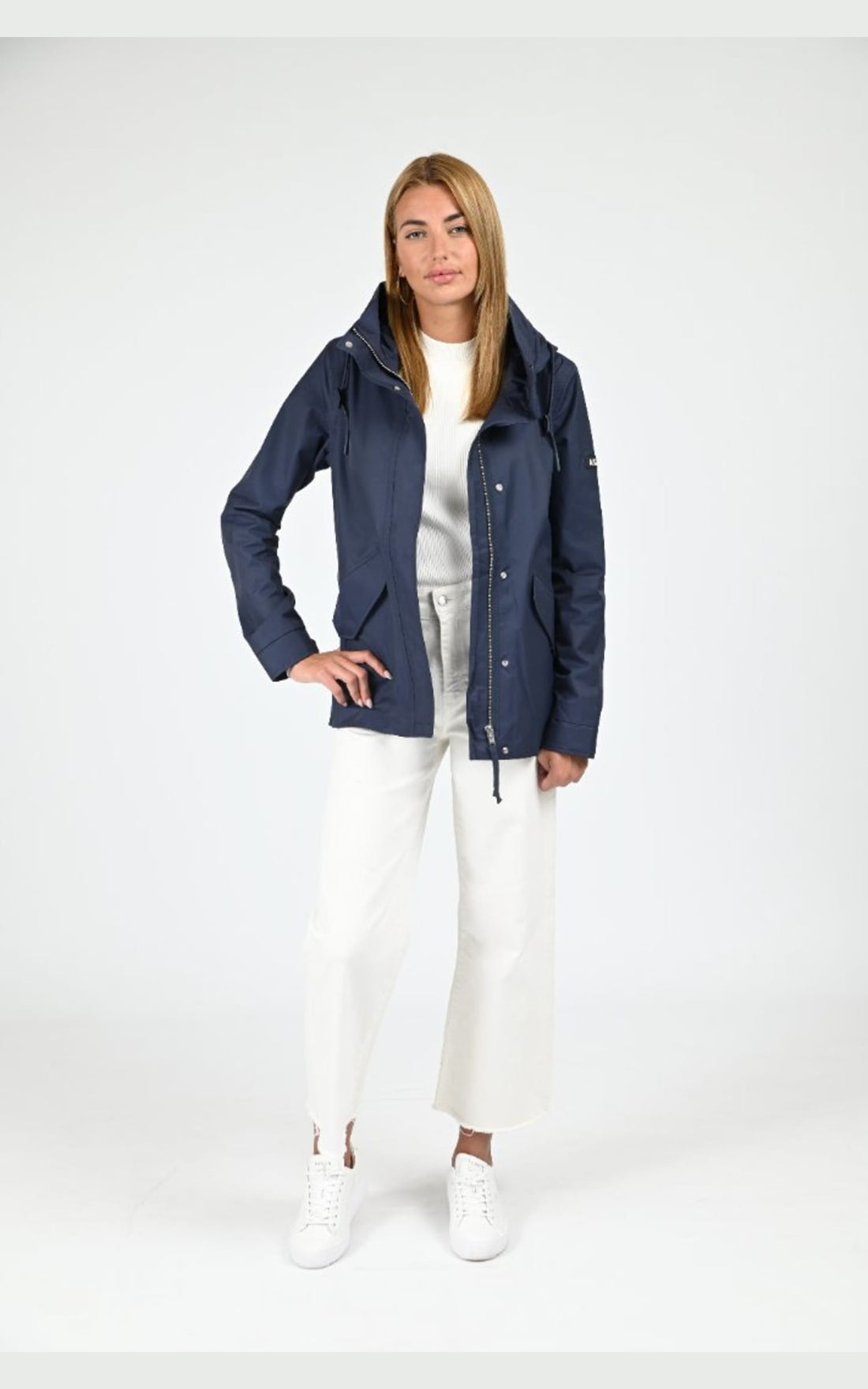 Parka Textile Femme Aigle, modèle Ais24wout006 de couleur bleu
