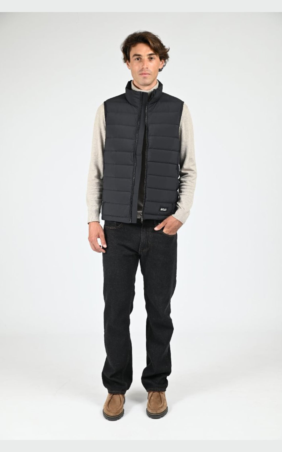 Gil doudoune Textile Homme Aigle, modèle Aiw24moui015 de couleur noir