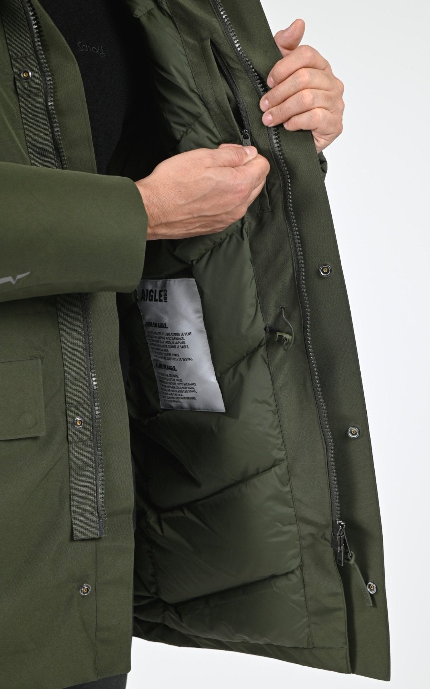 Parka Gore-Tex Obam kaki