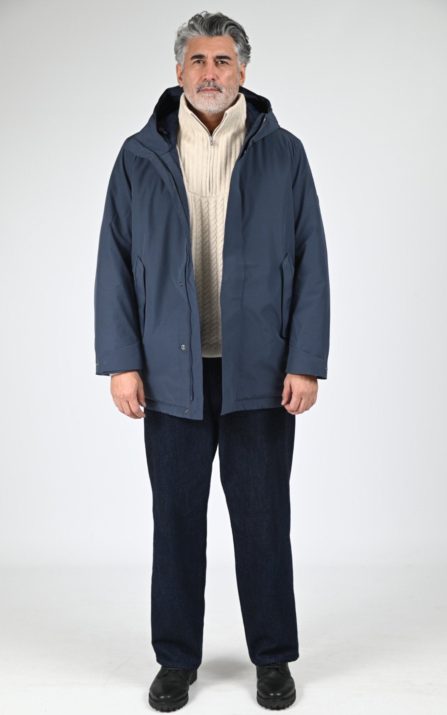 Parka Textile Homme Aigle, modèle Aiw25moui006 de couleur empire 2