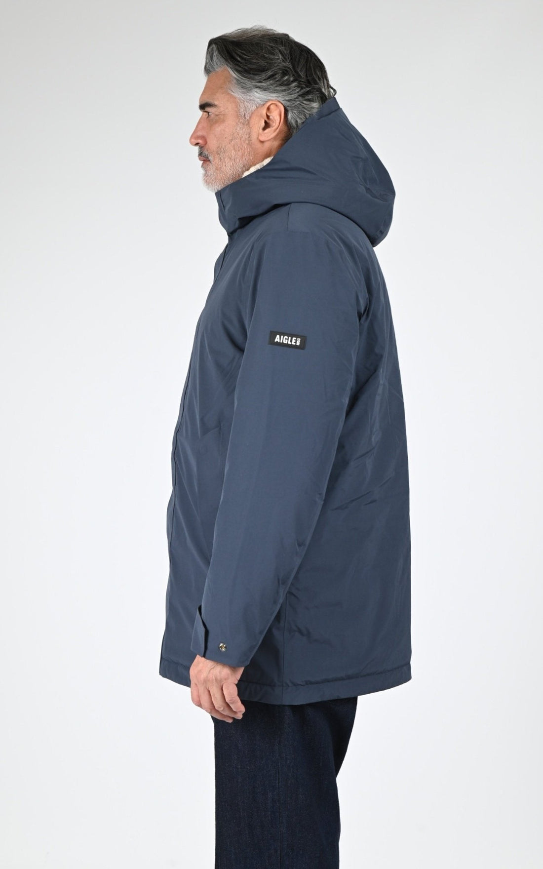 Parka Textile Homme Aigle, modèle Aiw25moui006 de couleur empire