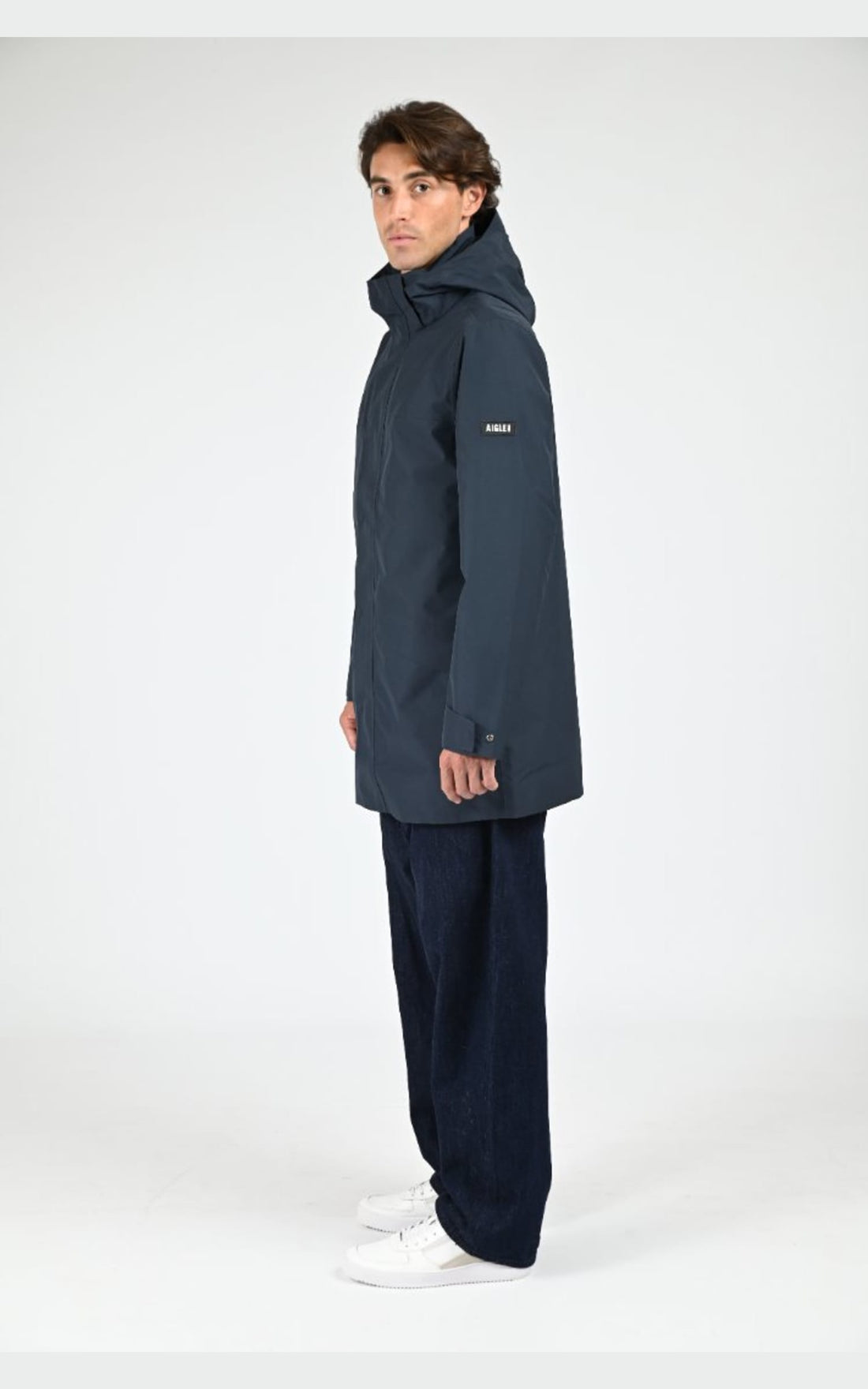 Parka Textile Homme Aigle, modèle Aiw25mout003 de couleur empire
