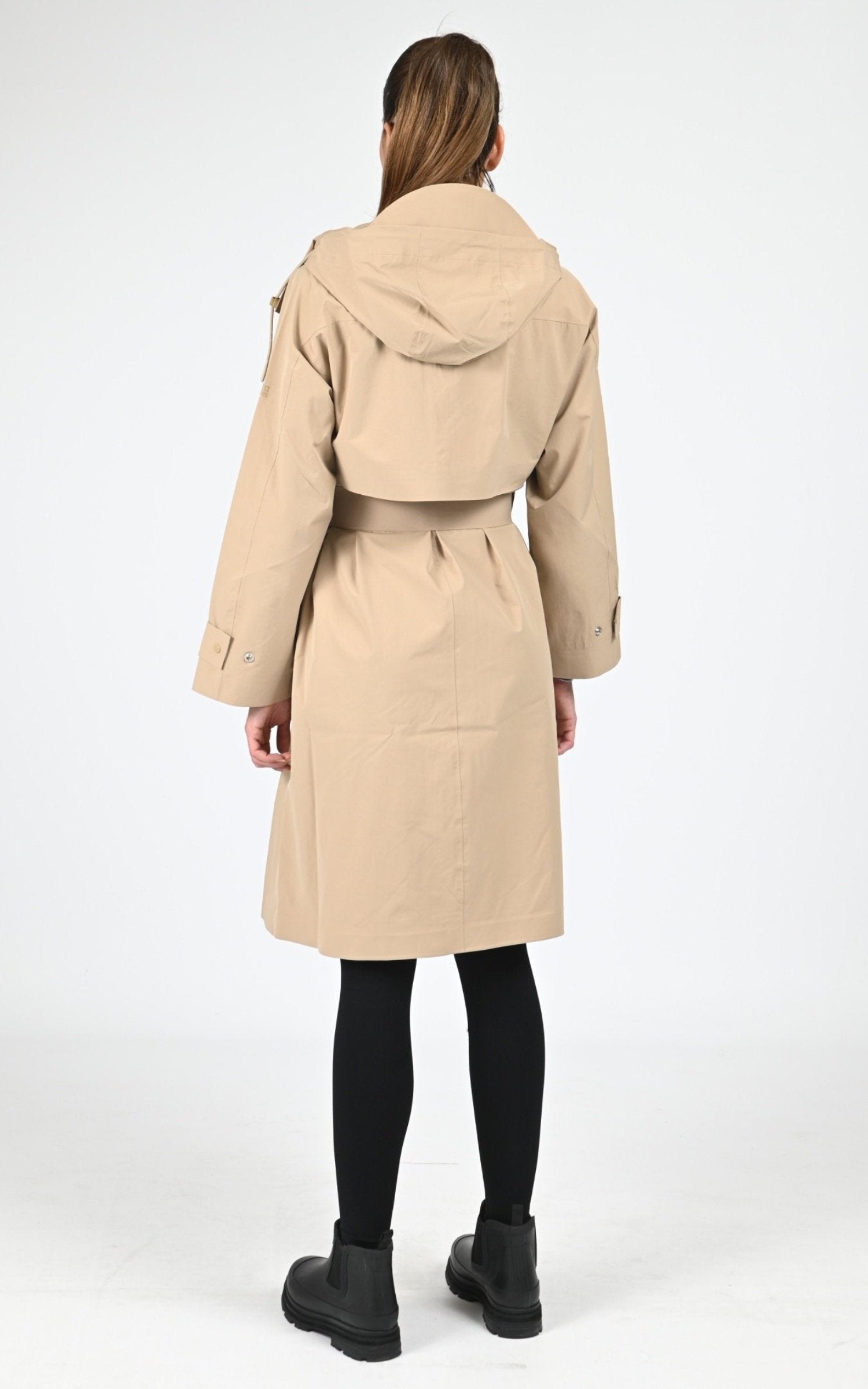 Trench Textile Femme Aigle, modèle Aiw25wout010 de couleur osier