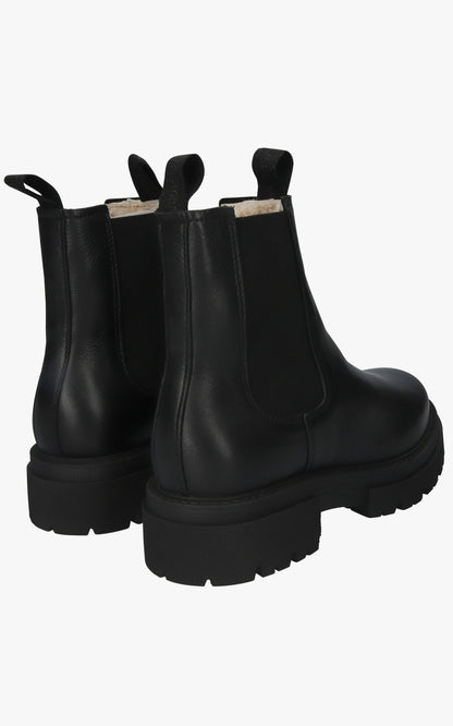 Chaussures Cuir Femme Blackstone, modèle Al412 de couleur noir - vue intérieure