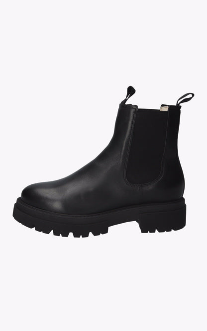 Chaussures Cuir Femme Blackstone, modèle Al412 de couleur noir - vue arrière