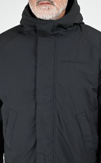 Veste Textile Homme Canada Goose, modèle Alberni rev fleece 7067m de couleur black/black 381