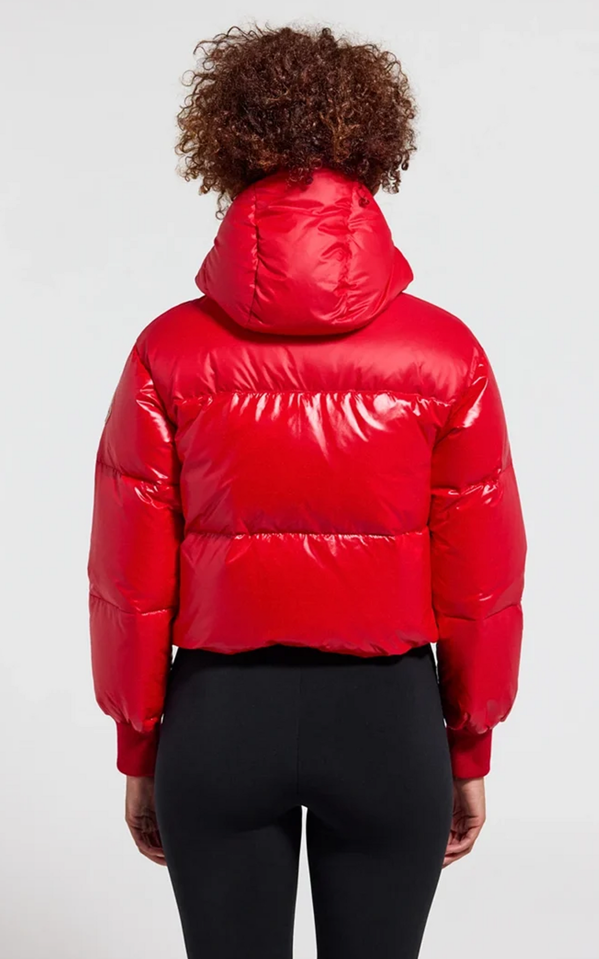 Doudoune courte à capuche Altic rouge 5