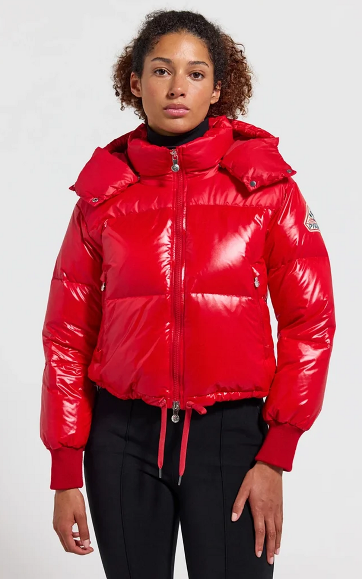 Doudoune courte à capuche Altic rouge