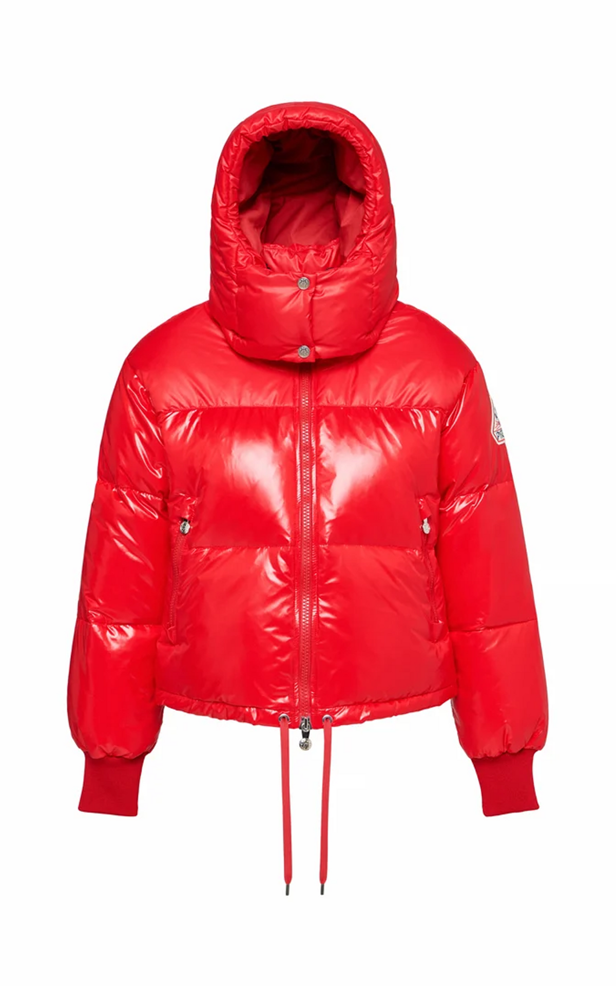 Doudoune courte à capuche Altic rouge