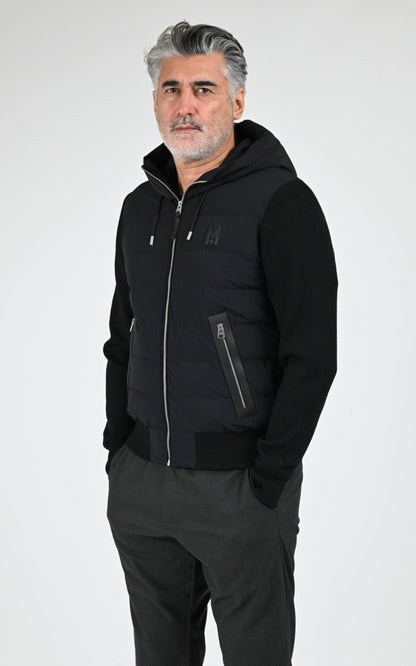 Gilet doudoune Textile Homme Mackage, modèle Andrew-z de couleur black