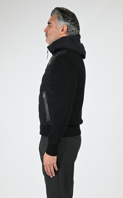 Gilet doudoune Textile Homme Mackage, modèle Andrew-z de couleur black