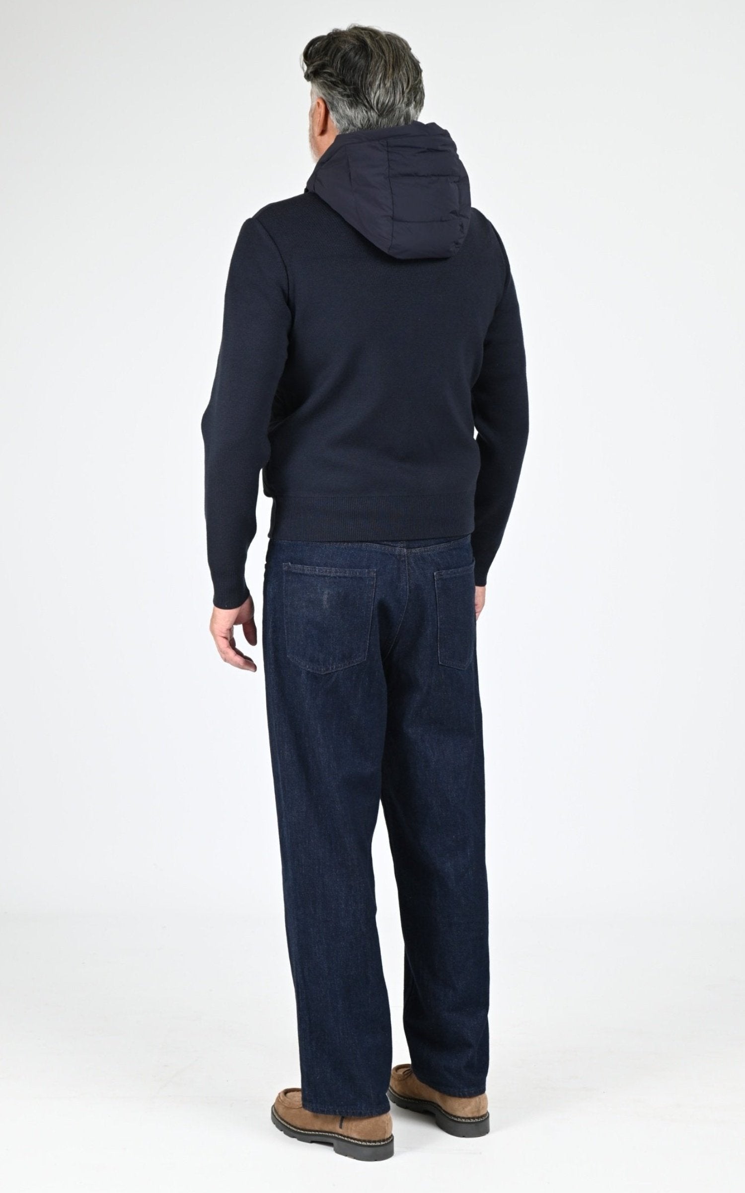Gilet doudoune Textile Homme Mackage, modèle Andrew-z de couleur navy