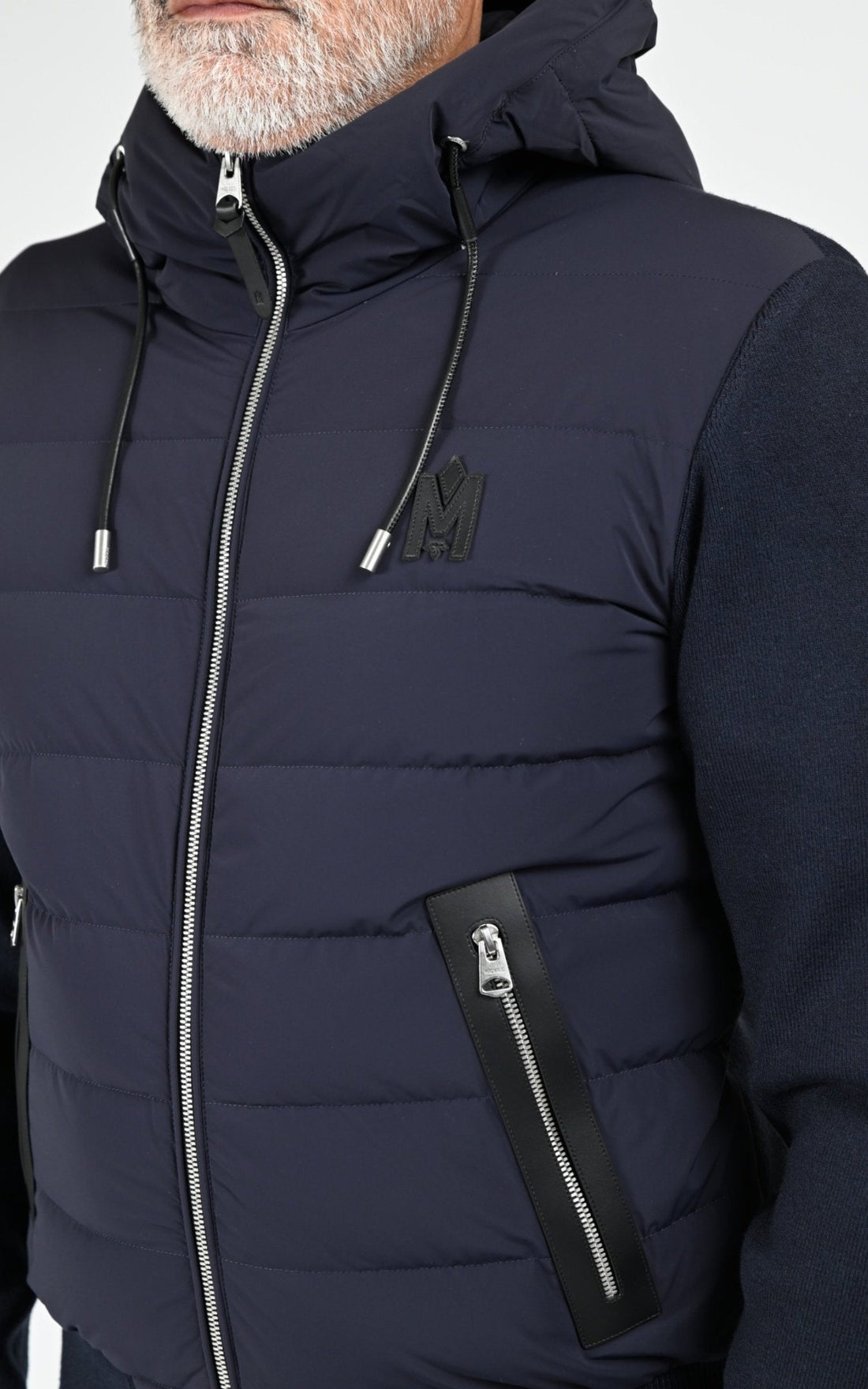 Gilet doudoune Textile Homme Mackage, modèle Andrew-z de couleur navy