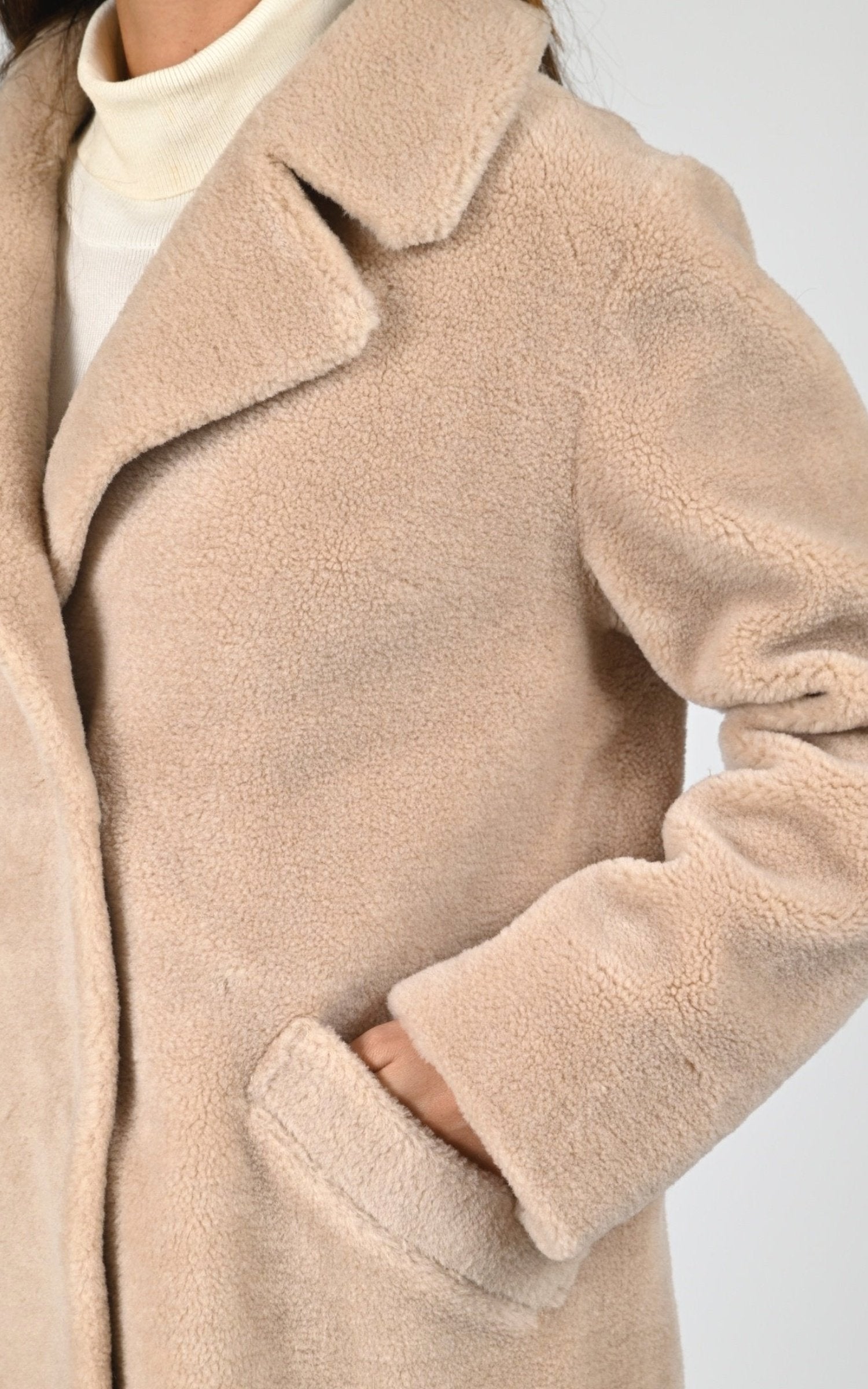 Veste Textile Femme Levinsky, modèle April de couleur light camel 5