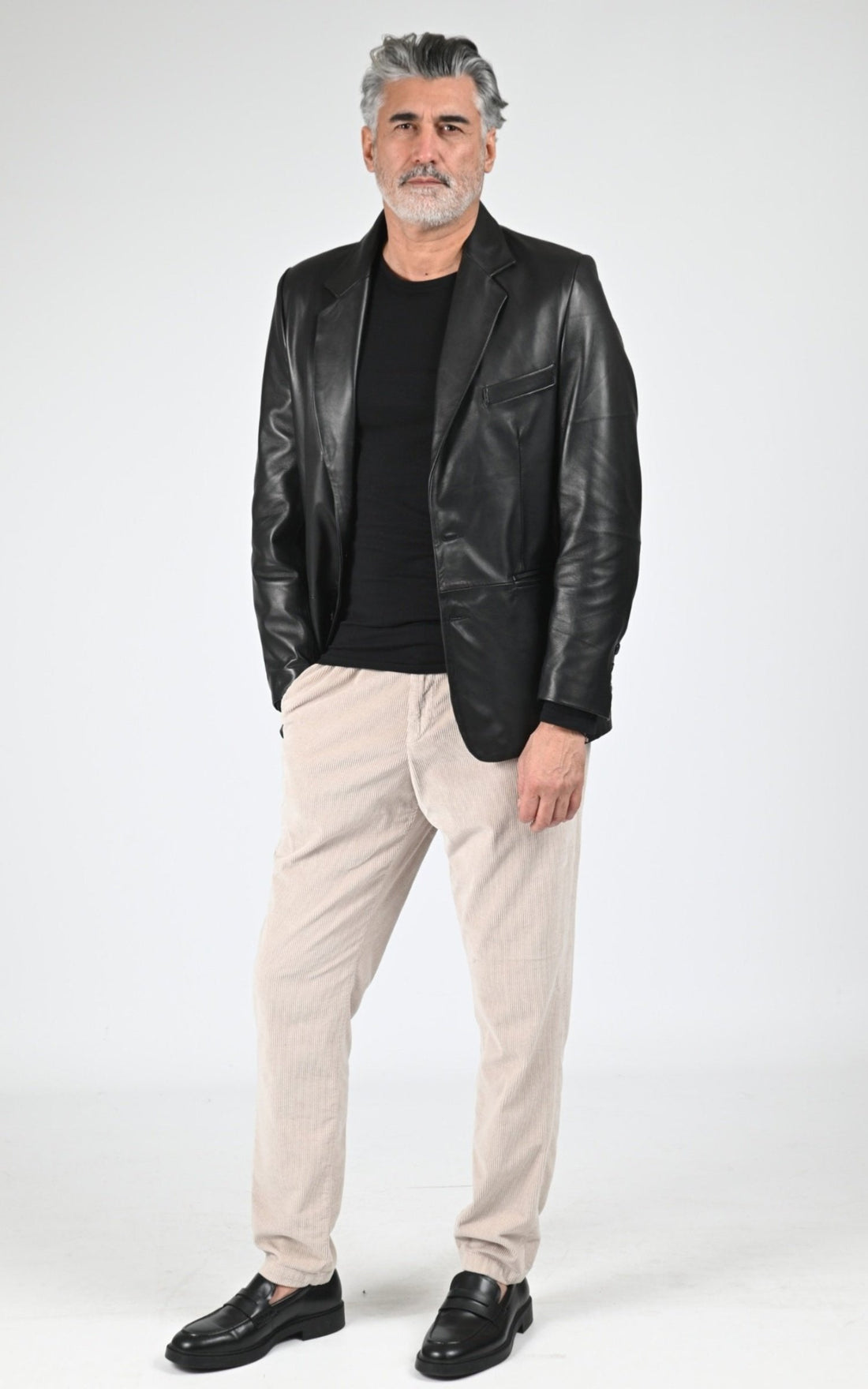 Veste Cuir Homme La Canadienne, modèle Armand de couleur marron