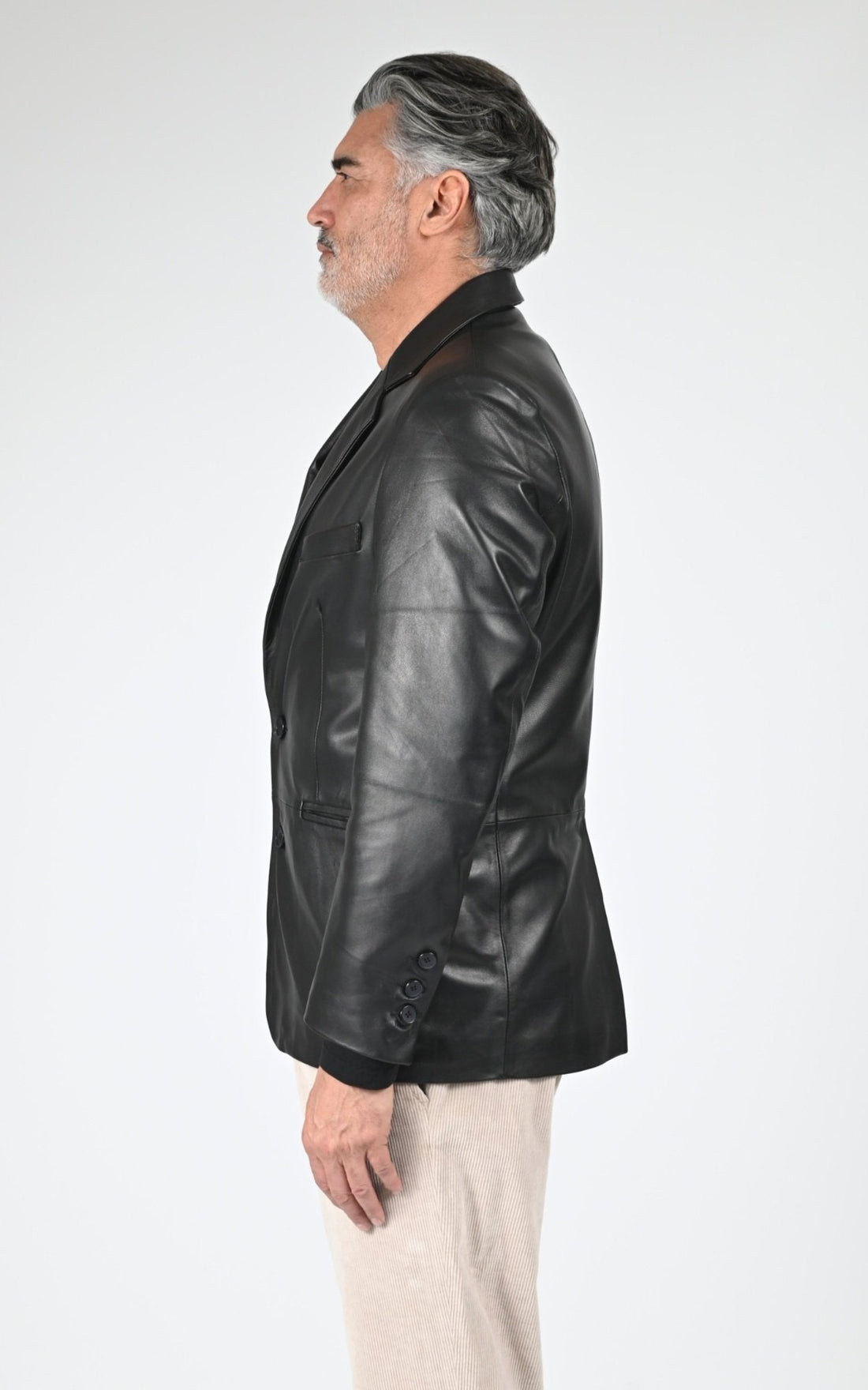 Veste Cuir Homme La Canadienne, modèle Armand de couleur marron