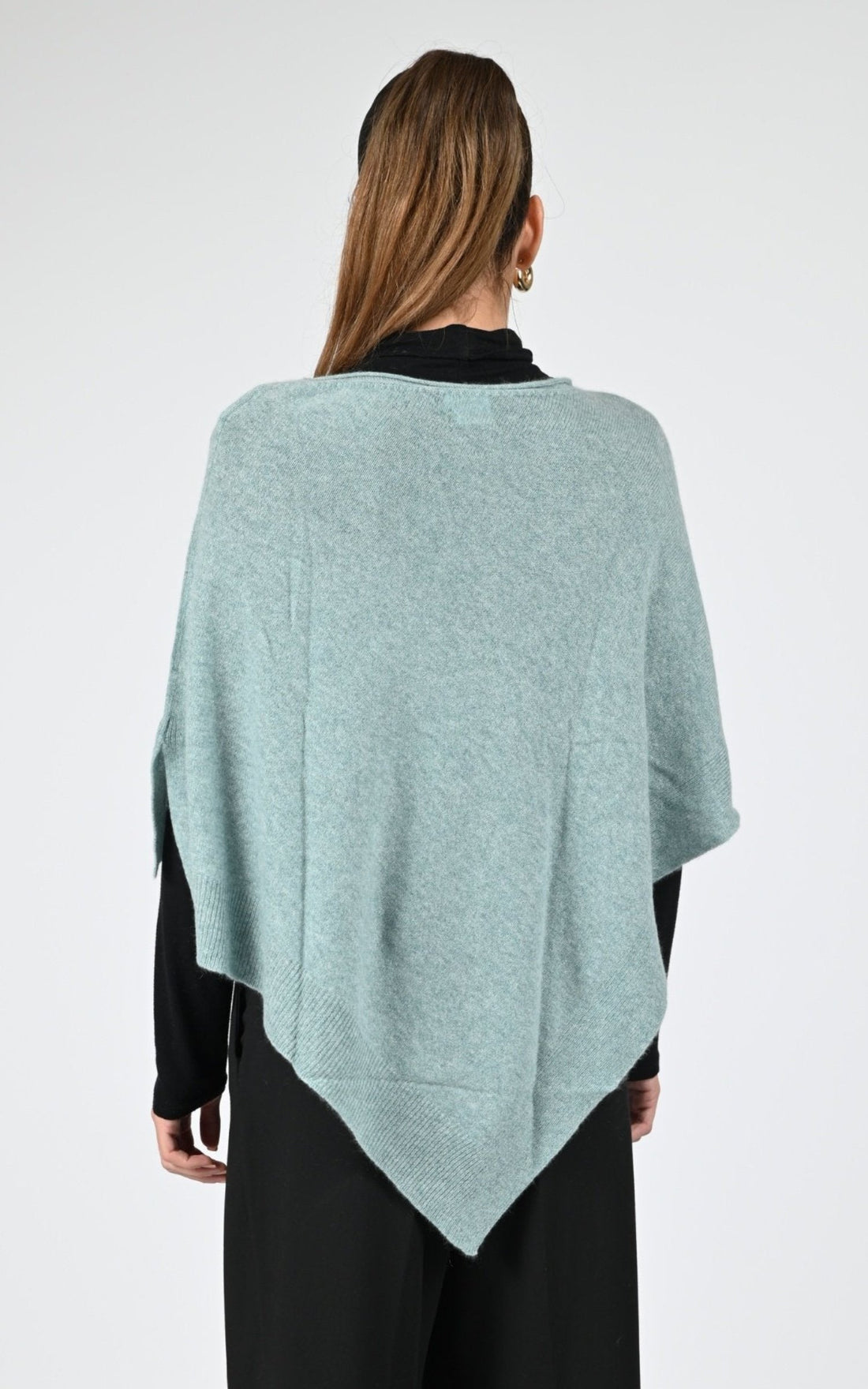 Cape Textile Femme Notshy, modèle Auguste 4702042c de couleur aquamarine