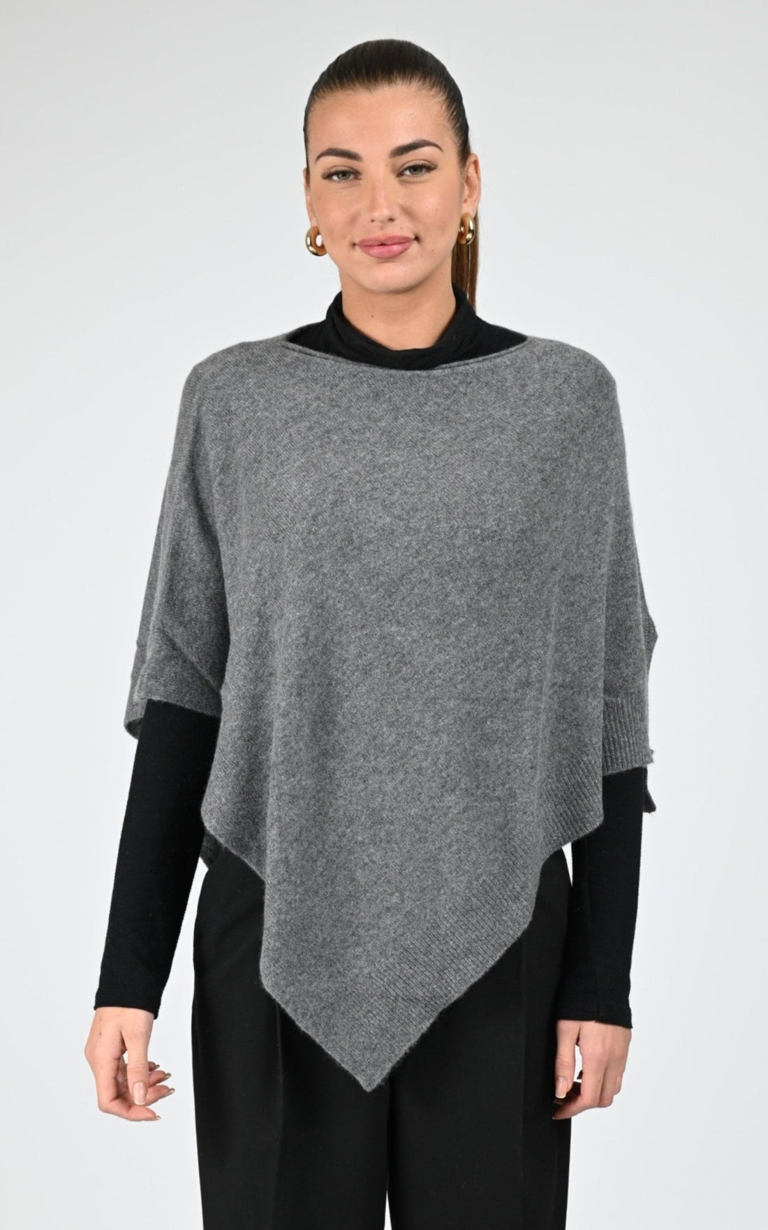 Cape Textile Femme Notshy, modèle Auguste 4702042c de couleur gris chine fonce