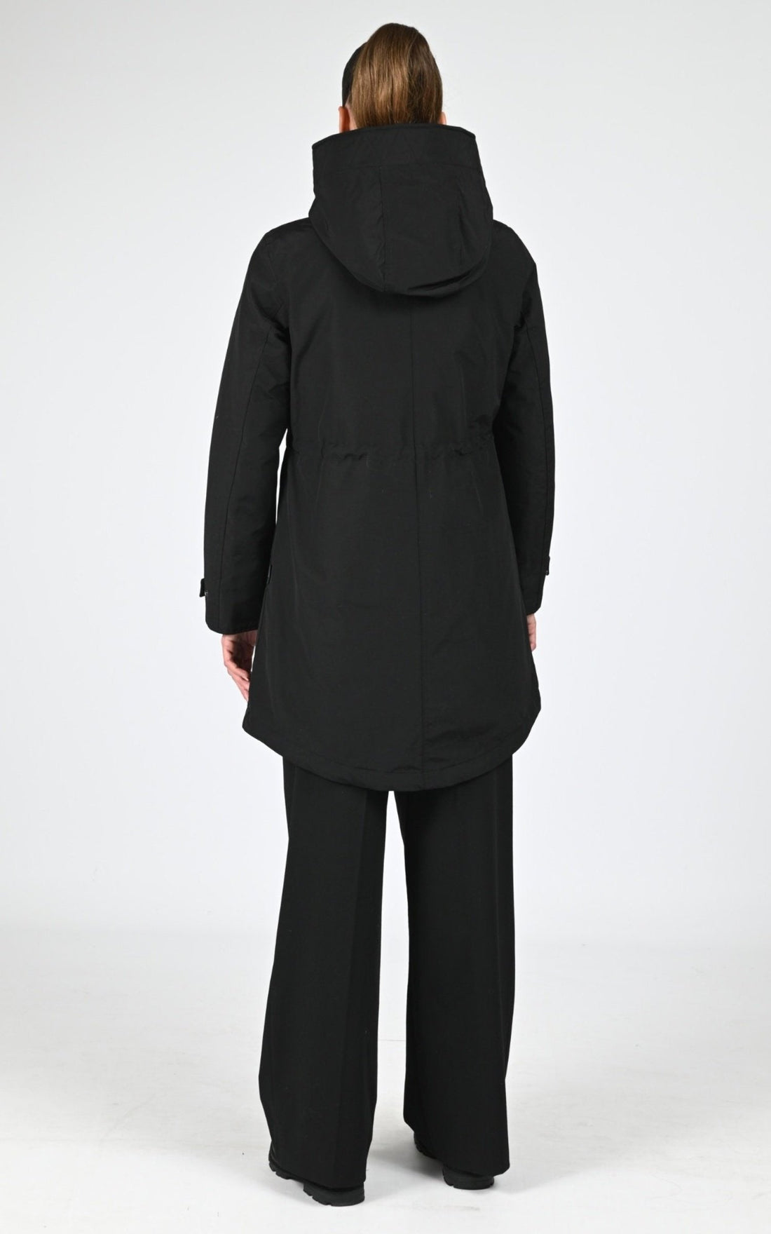 Parka Textile Femme Woolrich, modèle Authentic 3en1 ou1105 de couleur black