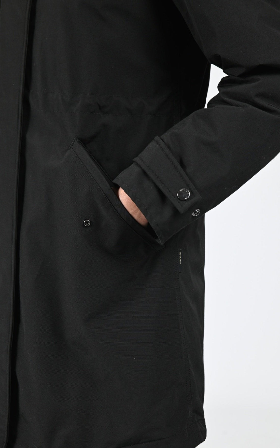 Parka Textile Femme Woolrich, modèle Authentic 3en1 ou1105 de couleur black