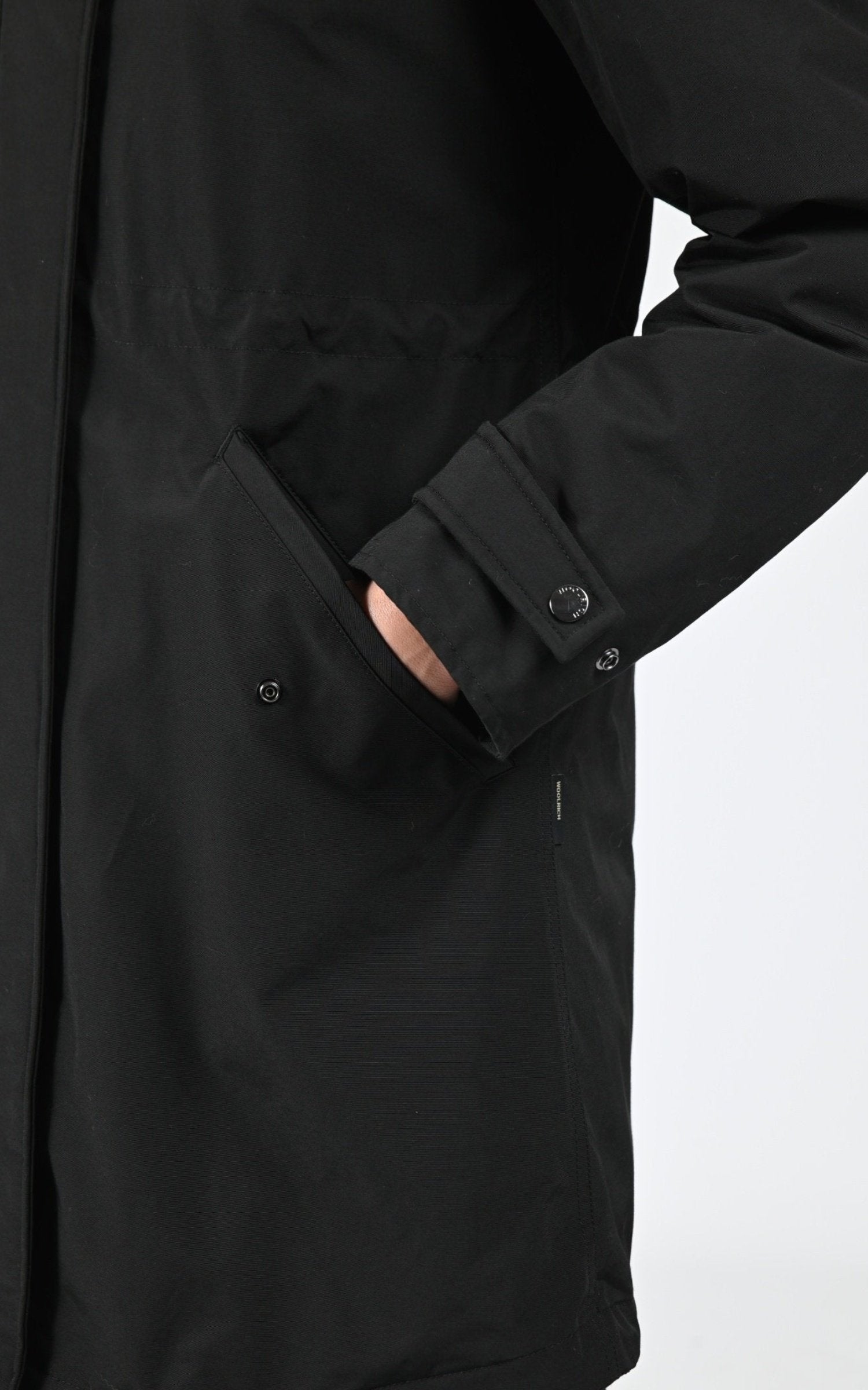 Parka Textile Femme Woolrich, modèle Authentic 3en1 ou1105 de couleur black 8