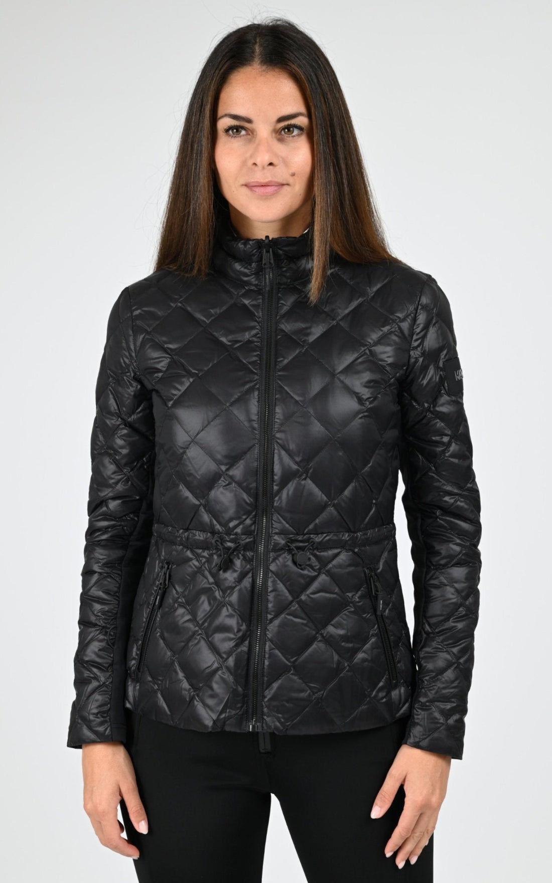 3/4 doudoune Textile Femme Mackage, modèle Ayira de couleur off white