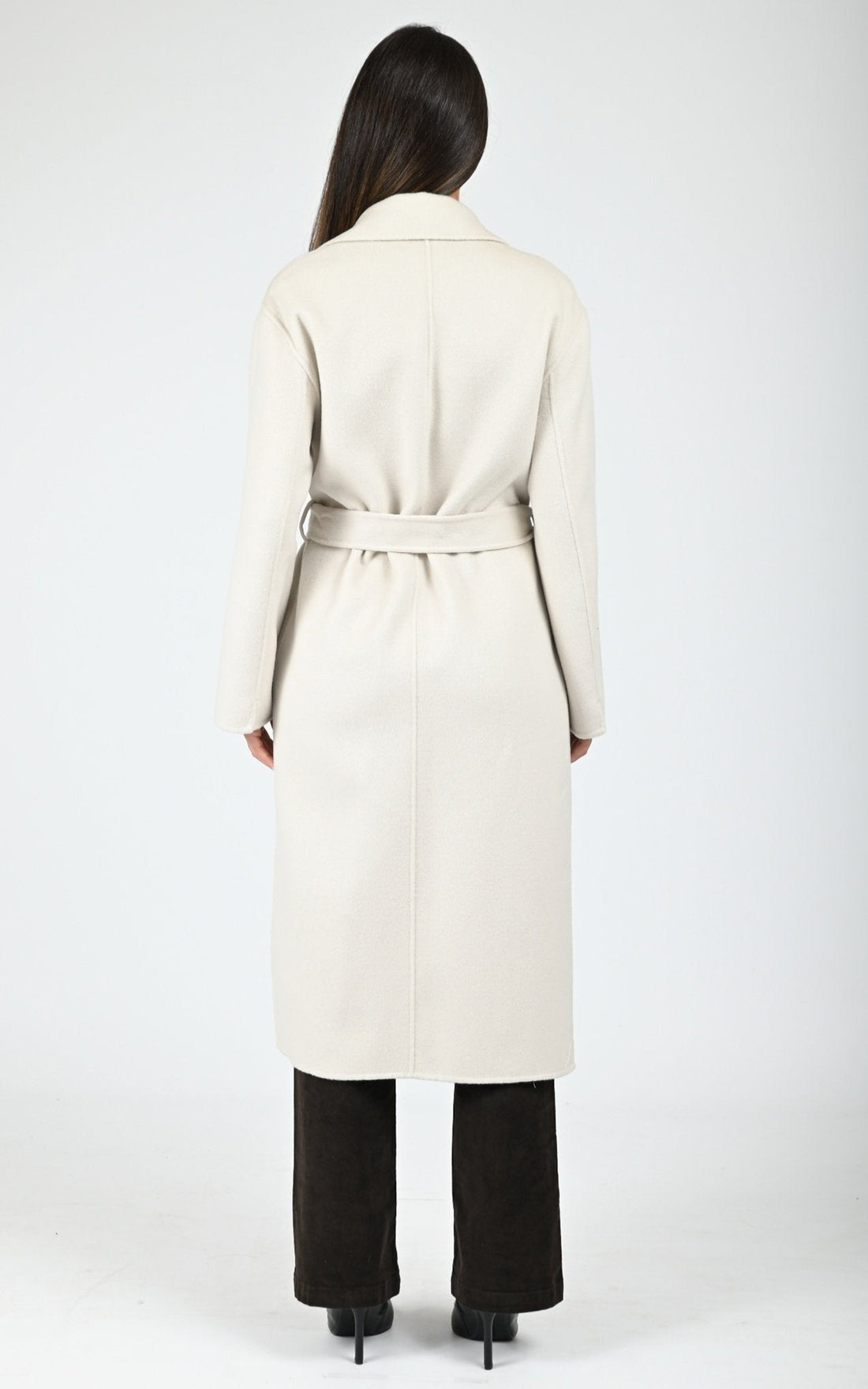 Manteau long en laine Allegoria beige