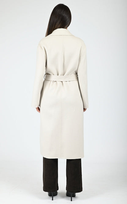 Manteau long en laine Allegoria beige