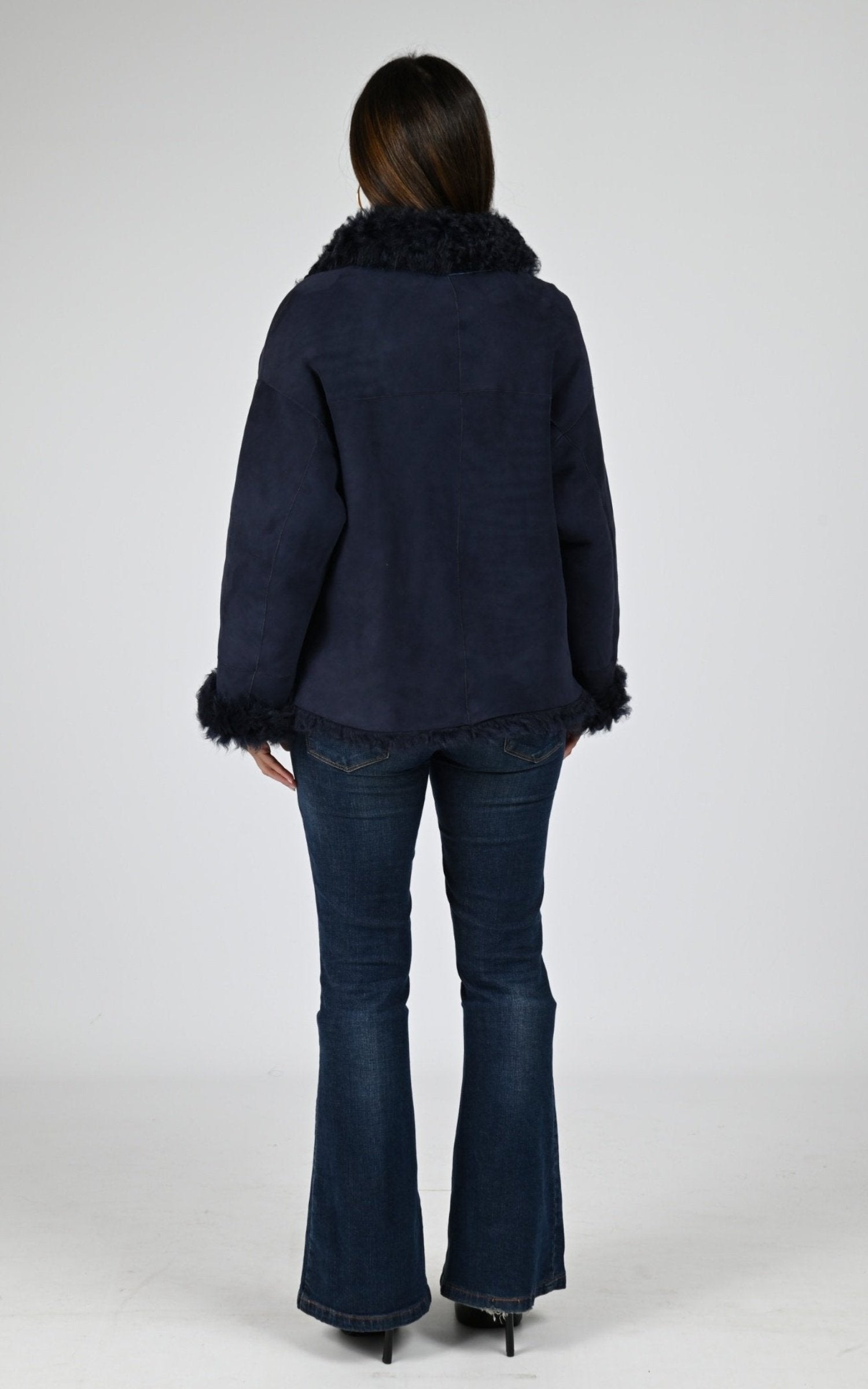 Veste Df Femme La Canadienne, modèle B2552k de couleur navy blue 010 4