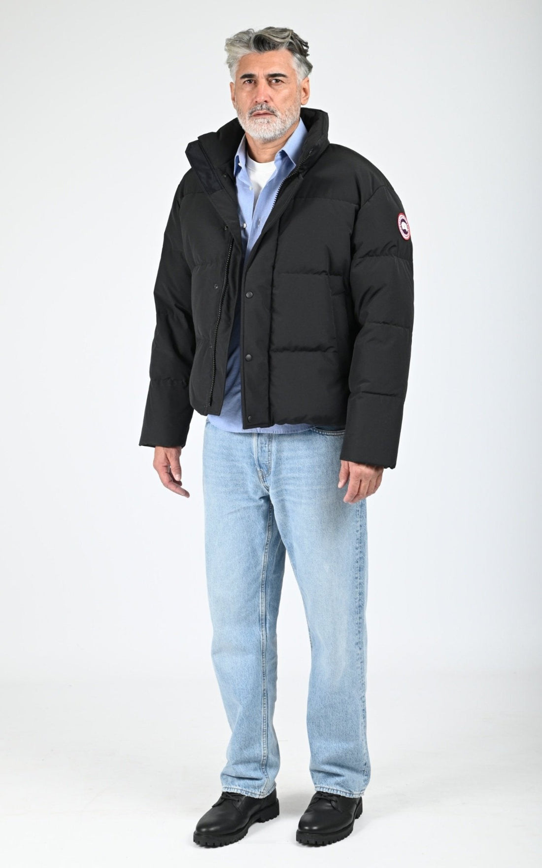 Ves doudoune Textile Homme Canada Goose, modèle Bayview parka 3833m de couleur black 61