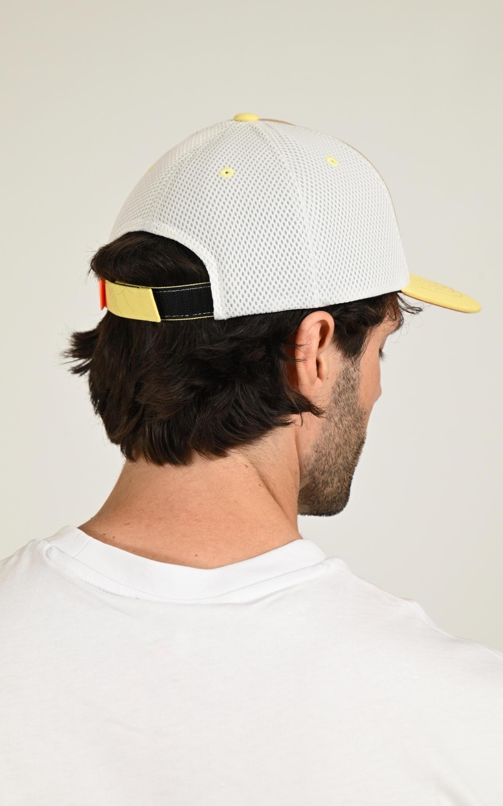 Casquette Textile Mixte Gertrude Et Gaston, modèle Billy 2 tones de couleur granite / poussin