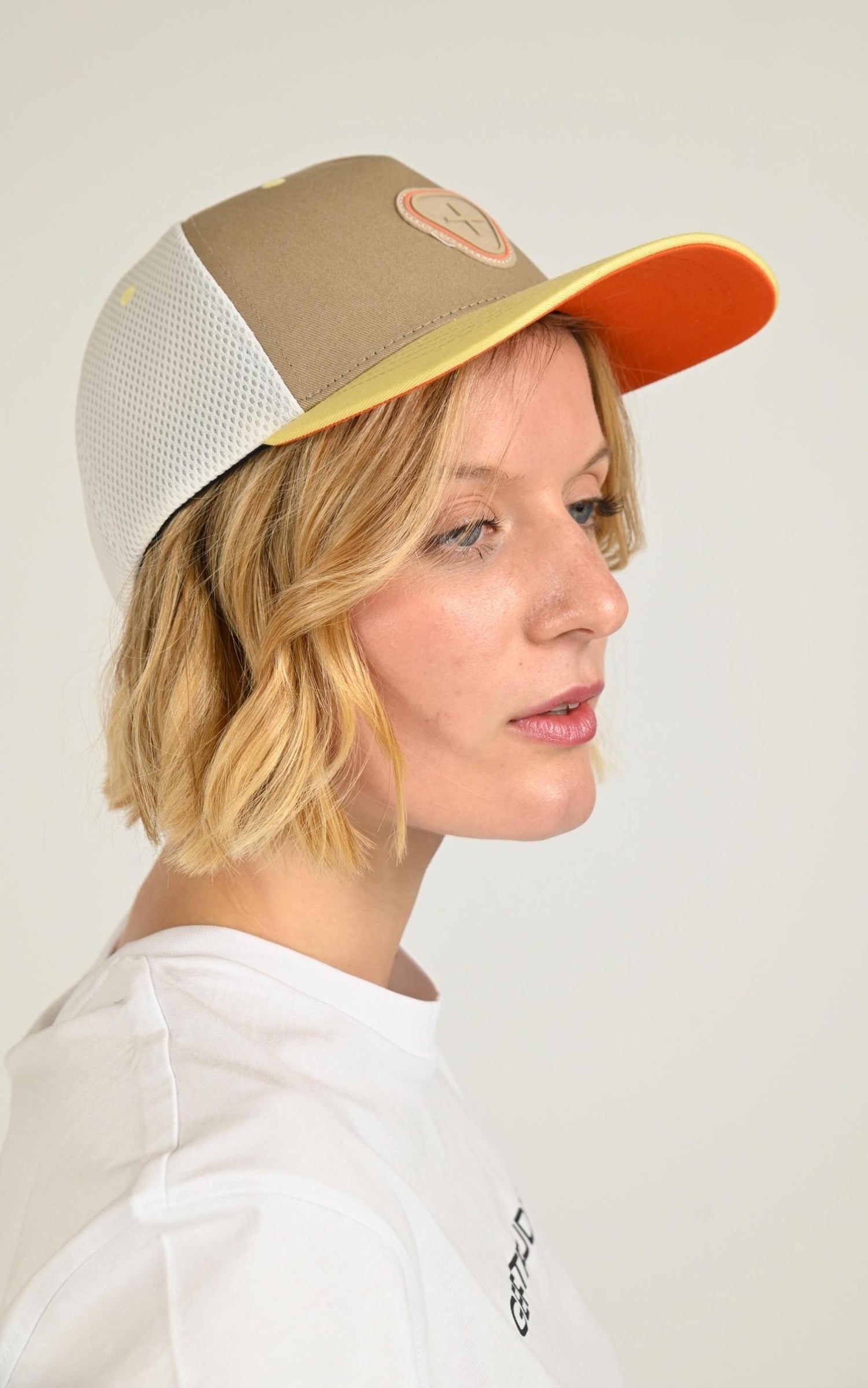 Casquette Textile Mixte Gertrude Et Gaston, modèle Billy 2 tones de couleur granite / poussin 2