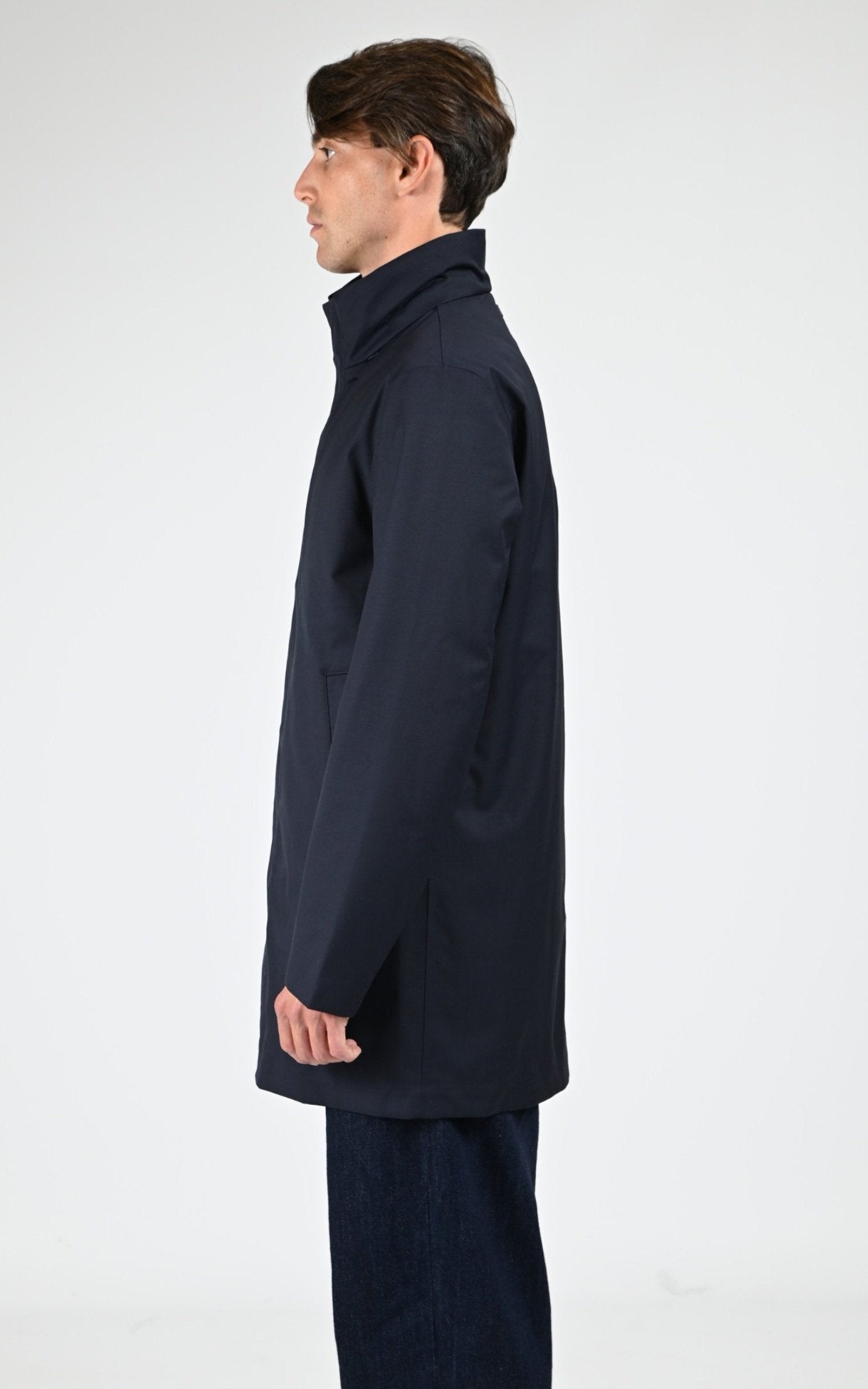 Parka Textile Homme Duno, modèle Blake mio de couleur blu &amp; verde 2