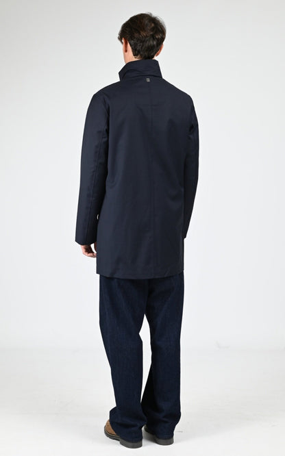 Parka Textile Homme Duno, modèle Blake mio de couleur blu &amp; verde