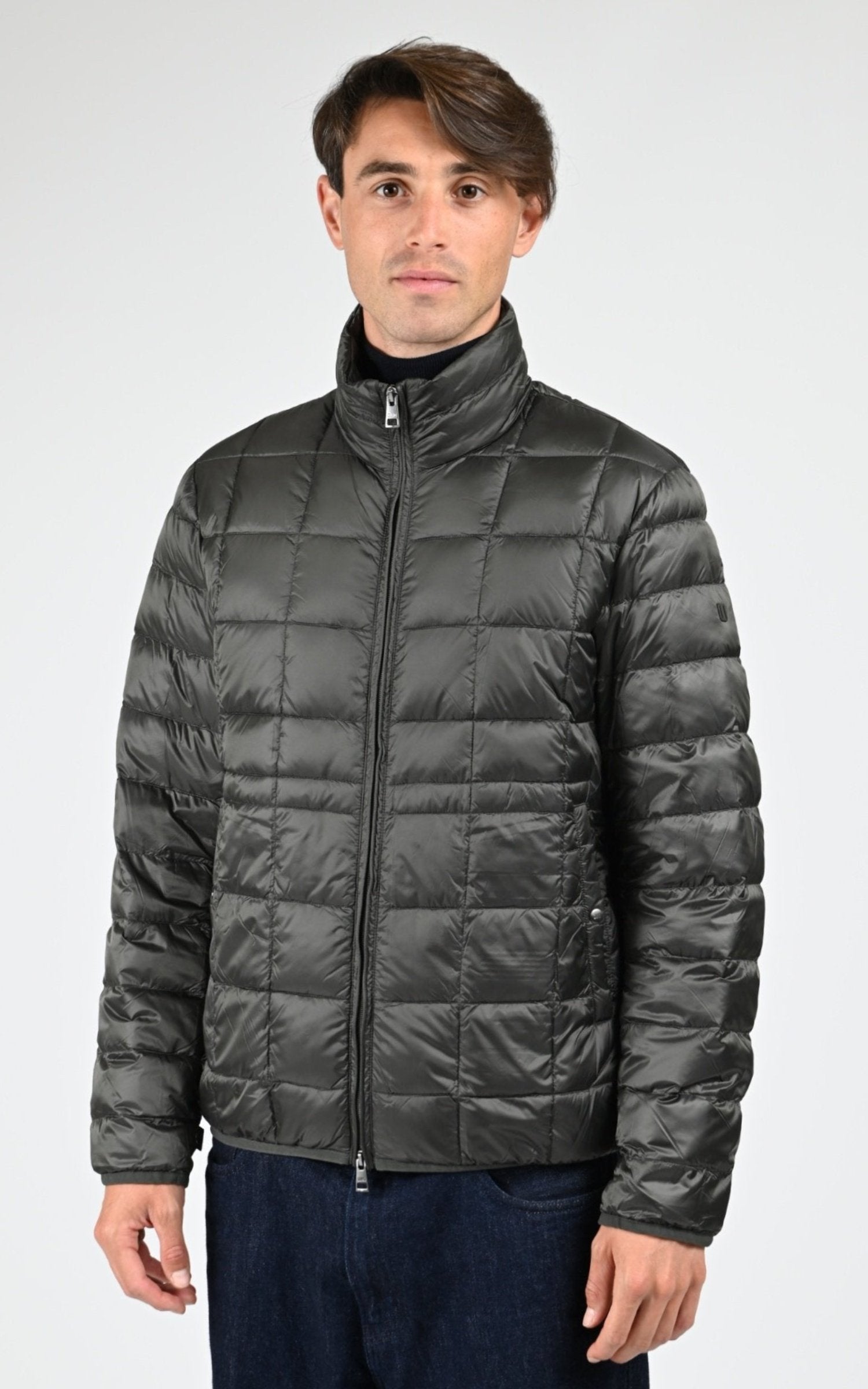 Parka Textile Homme Duno, modèle Blake mio de couleur blu &amp; verde 5