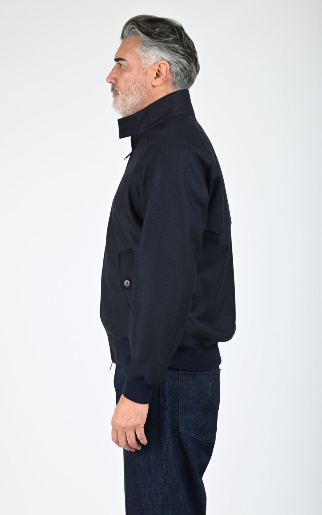 Blouson Textile Homme Baracuta, modèle Brcps1076 de couleur deep blue 397