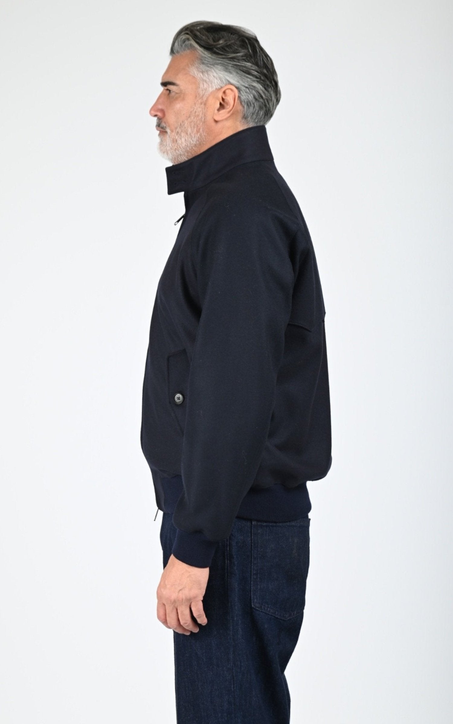 Blouson Textile Homme Baracuta, modèle Brcps1076 de couleur deep blue 397 3