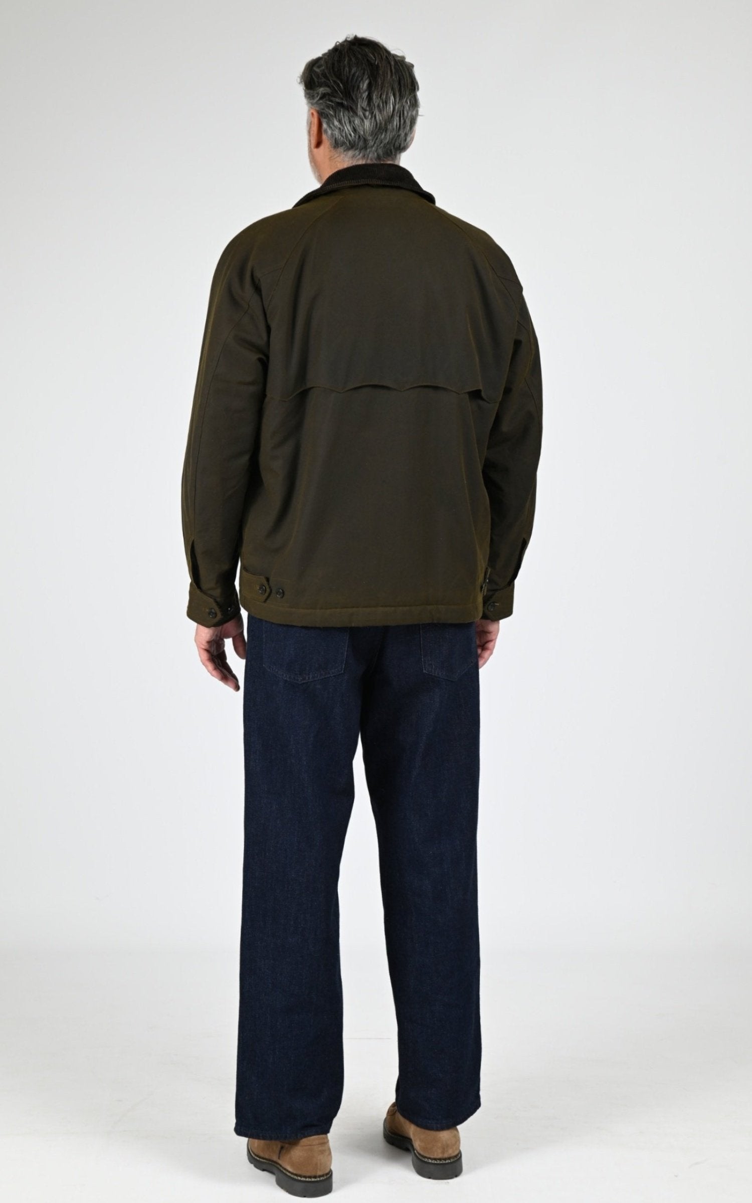 Veste Textile Homme Baracuta, modèle Brcps1142 de couleur deep moss 2