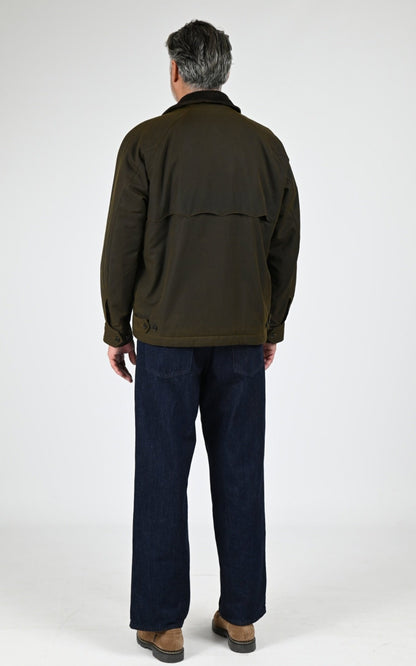 Veste Textile Homme Baracuta, modèle Brcps1142 de couleur deep moss