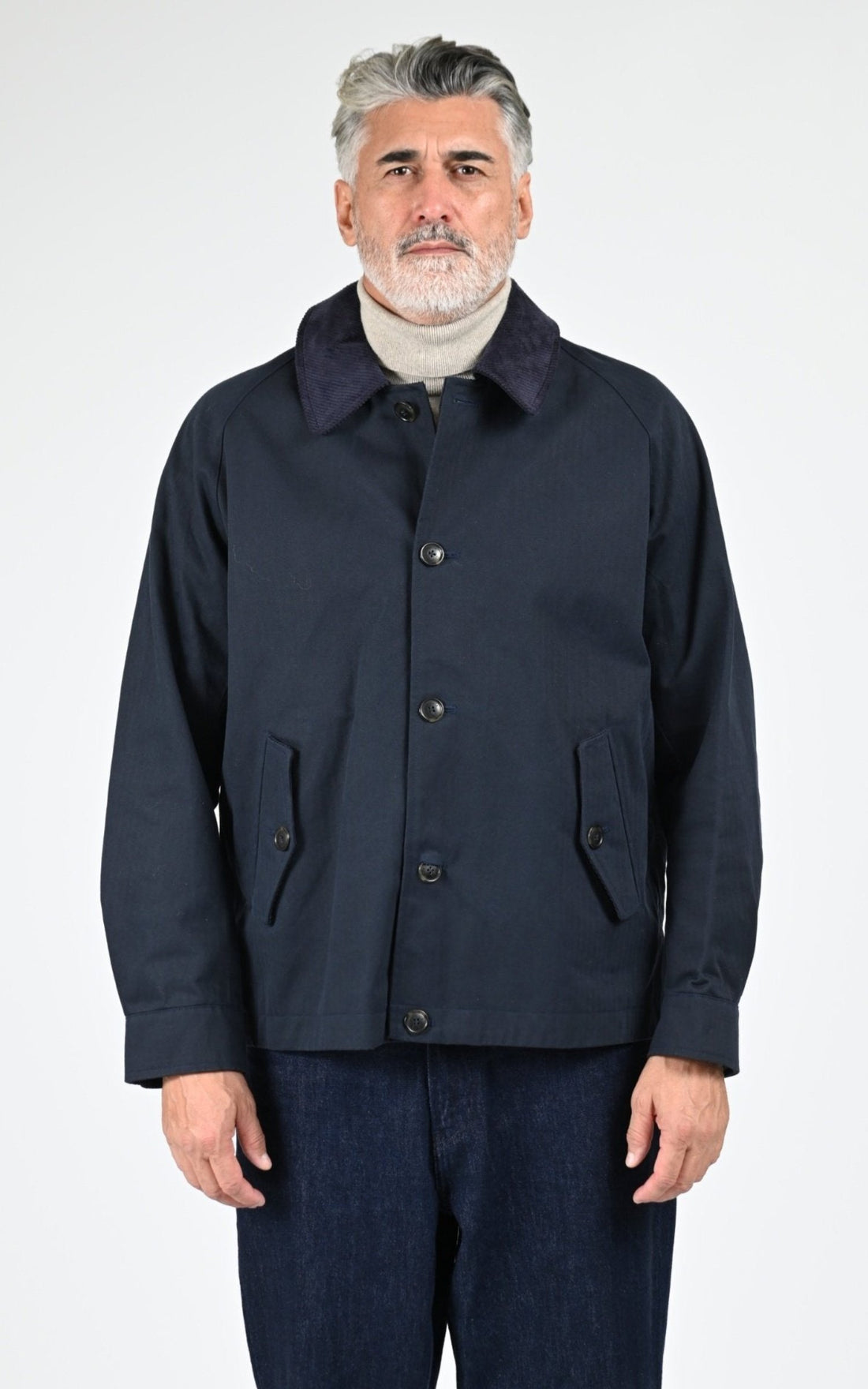 Blouson Textile Homme Baracuta, modèle Brcps1143 de couleur dark navy 300