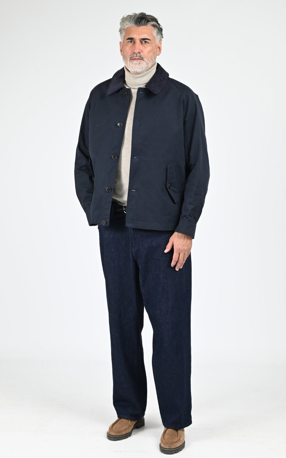 Blouson Textile Homme Baracuta, modèle Brcps1143 de couleur dark navy 300