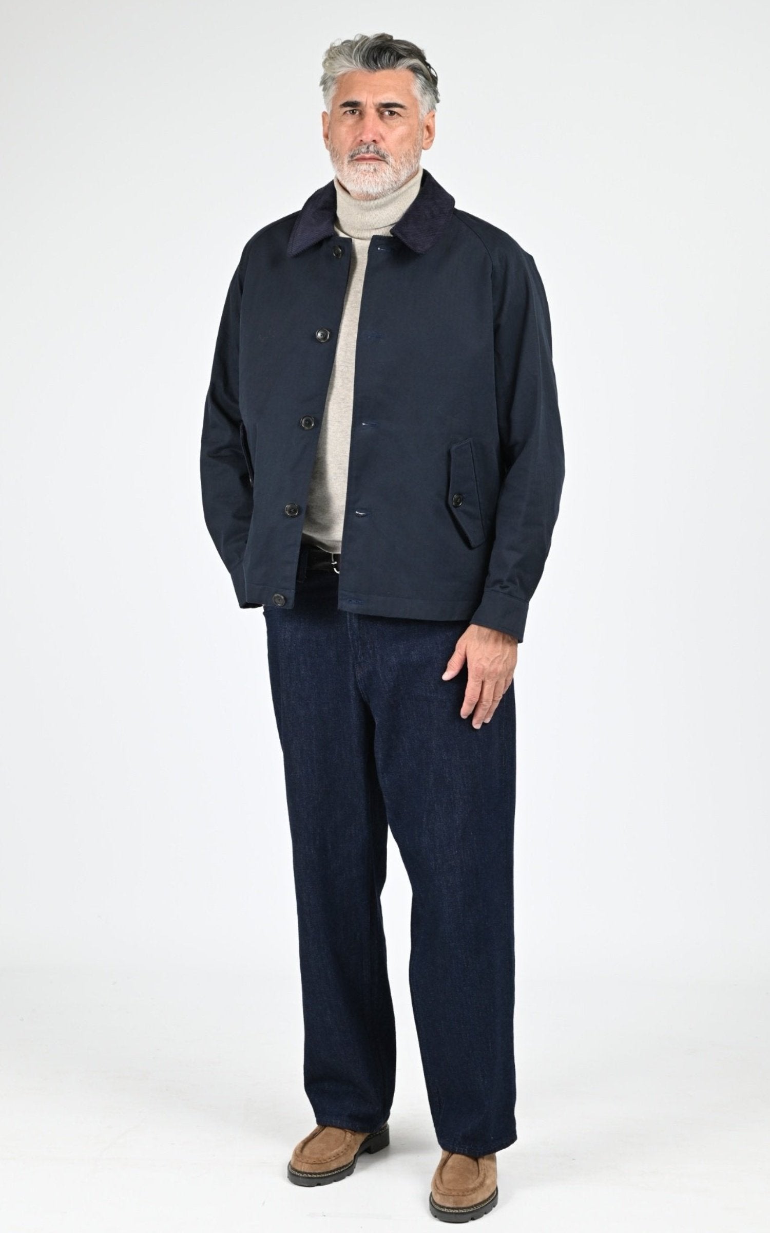 Blouson Textile Homme Baracuta, modèle Brcps1143 de couleur dark navy 300