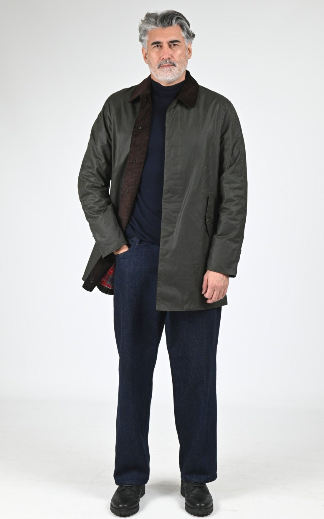 3/4 Textile Homme Baracuta, modèle Brcps1157 de couleur olive 634