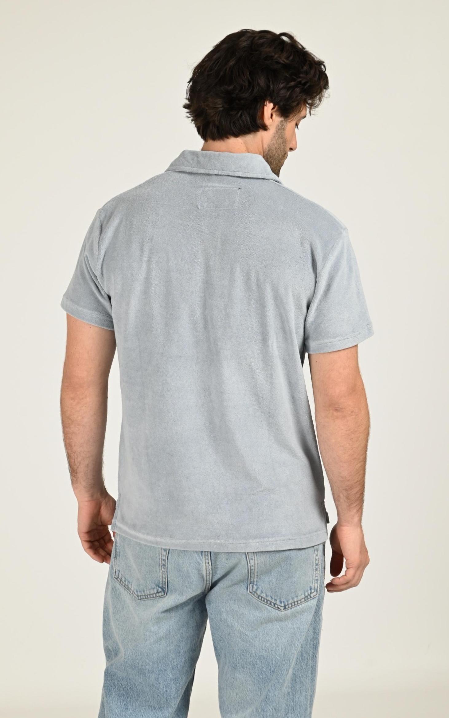 Polo Textile Homme Daytona 73, modèle Brody 104171 de couleur reef water 4