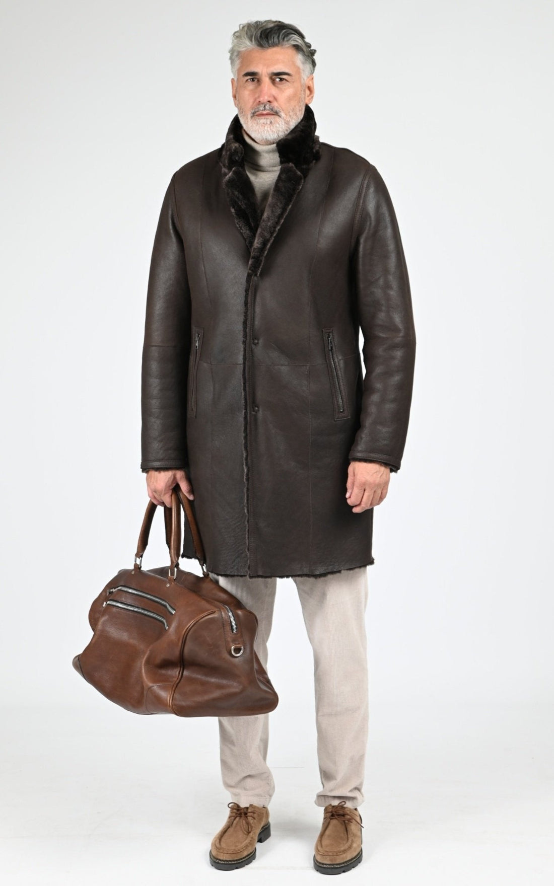 3/4 Df Homme Christ, modèle Brooklyn de couleur 919 brown