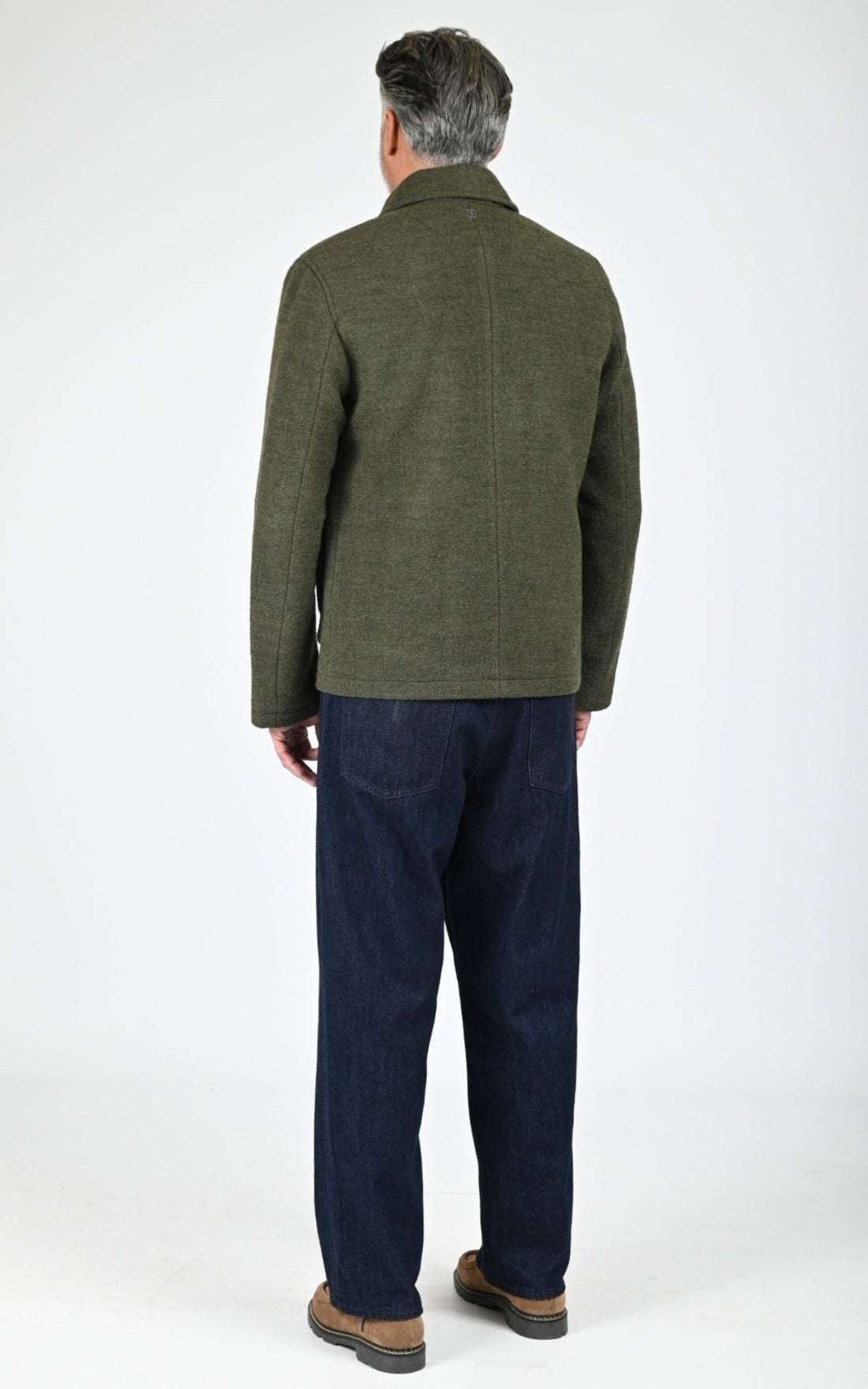 Veste Textile Homme Duno, modèle Bullet de couleur verde militare